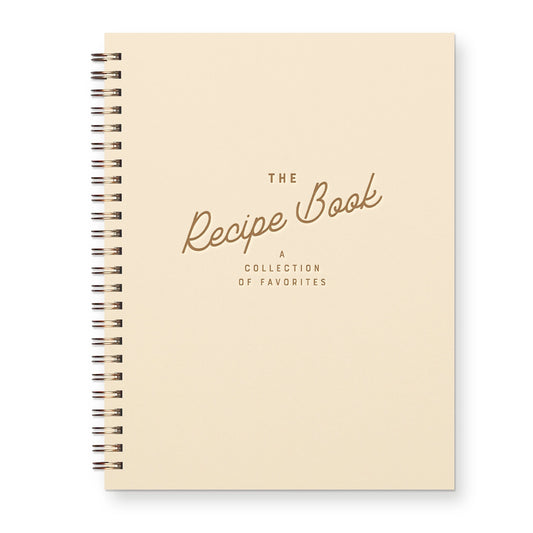 Retro Recipe Book - French Vanilla Cover | Bronze Ink