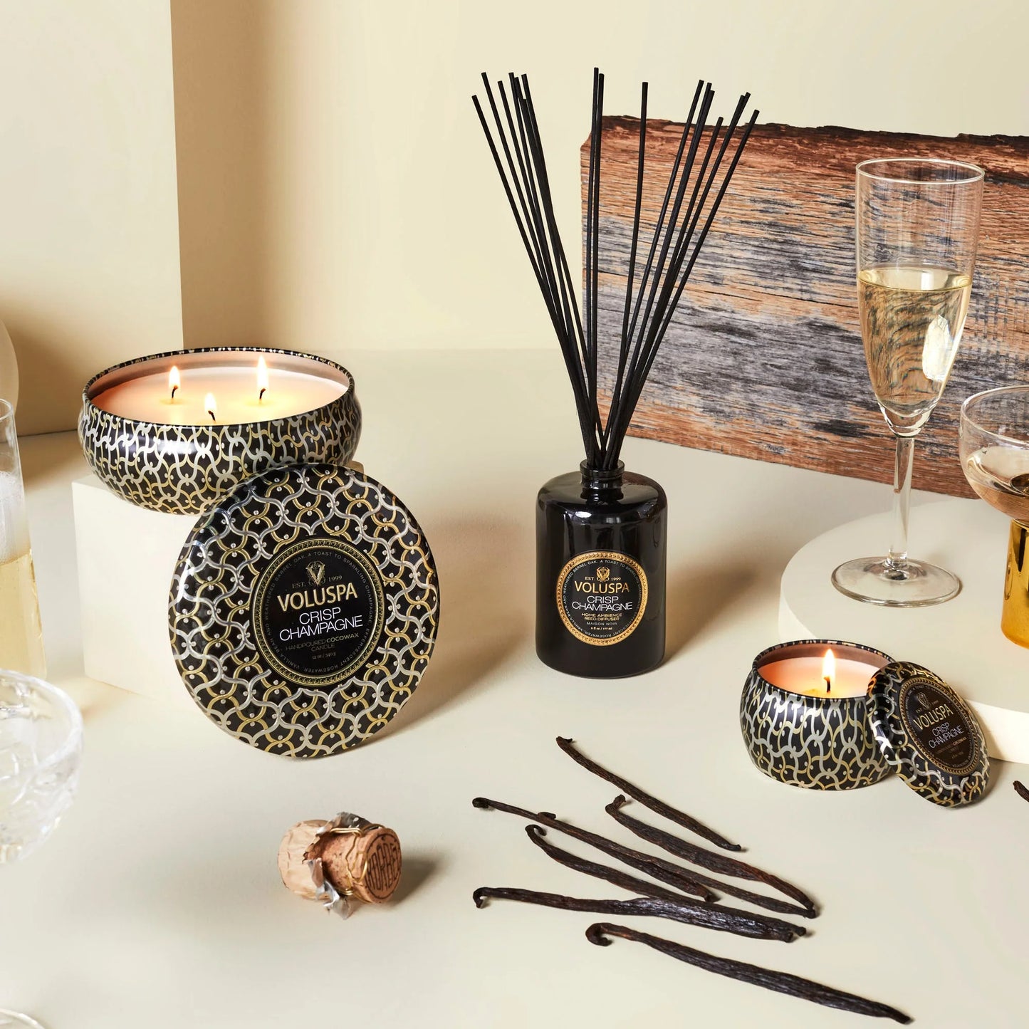 Crisp Champagne Reed Diffuser