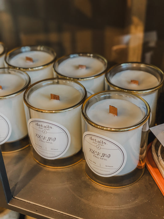 F*cking Fall Ya'll Details Fall Signature Scent Candle