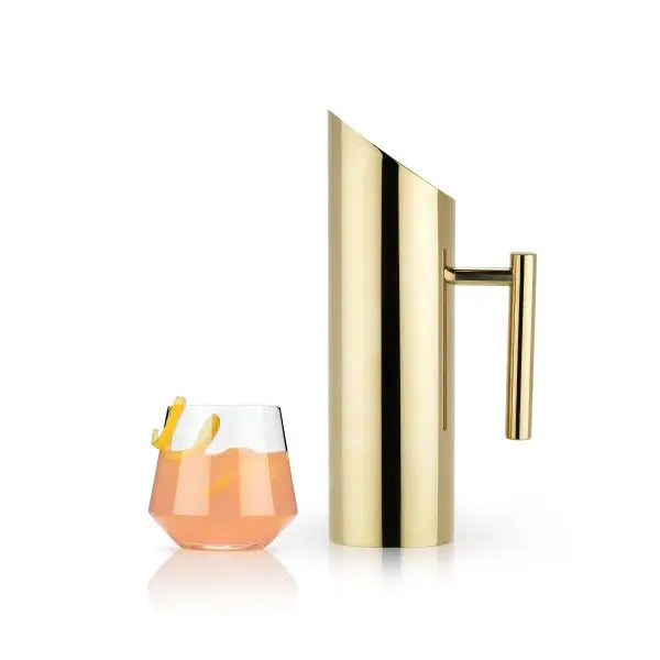 Modern Gold Drink Pitcher