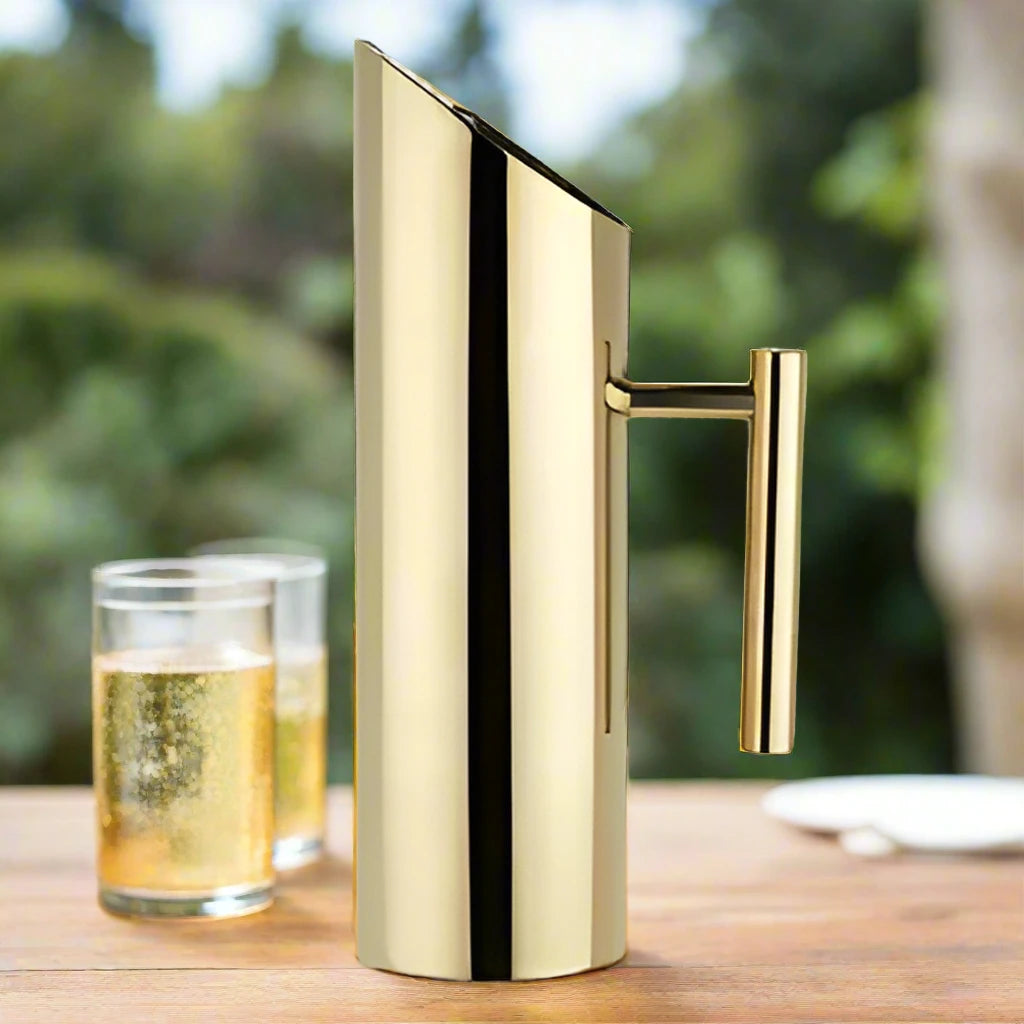 Modern Gold Drink Pitcher