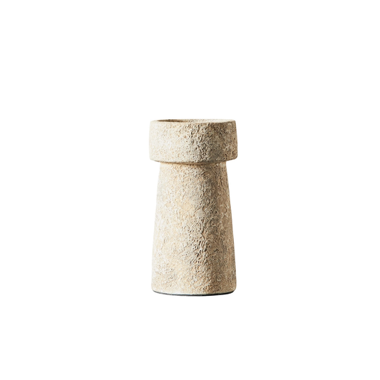 Candle Holder Eris - Lg- Rustic Sand