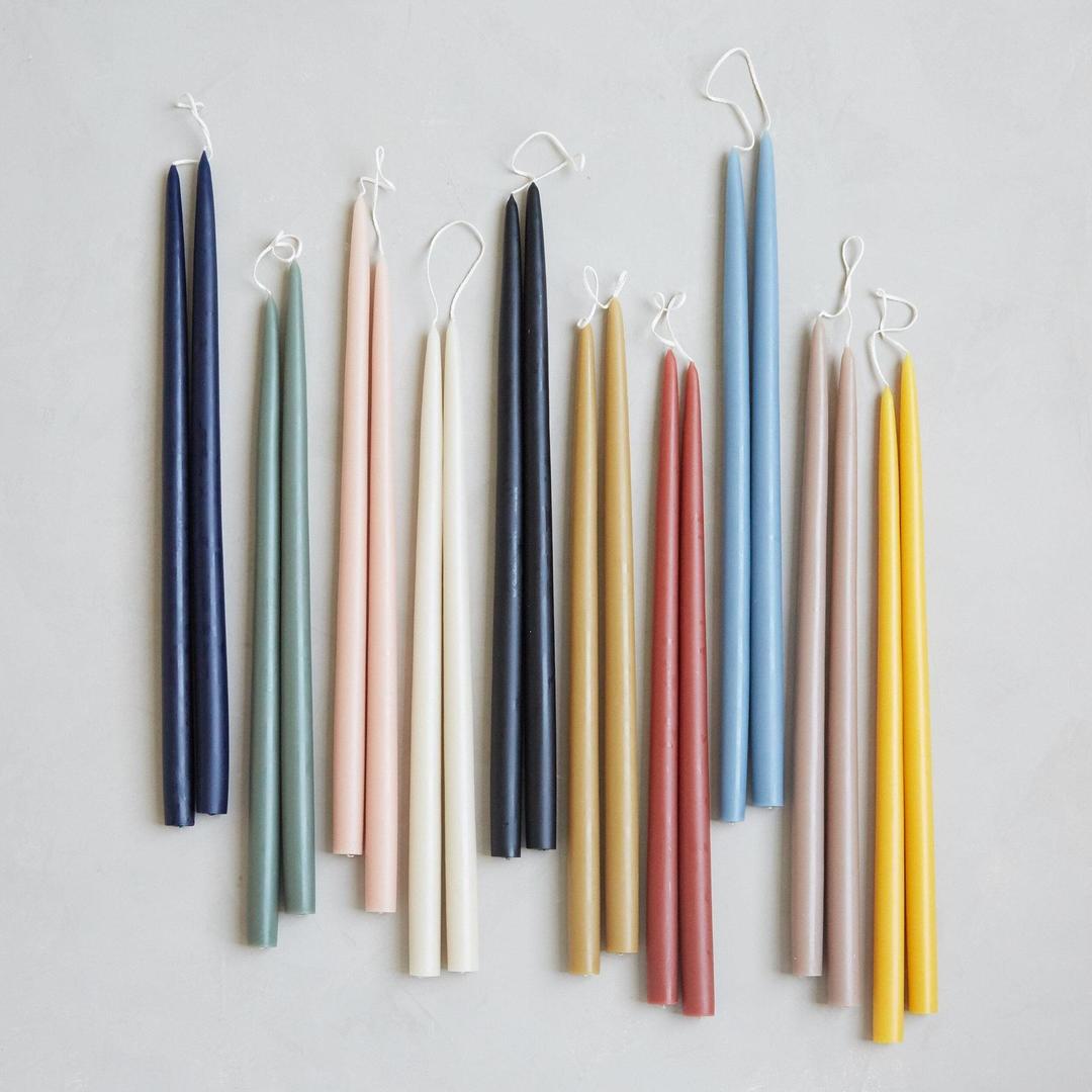 Dipped Tapers - Parchment 18"