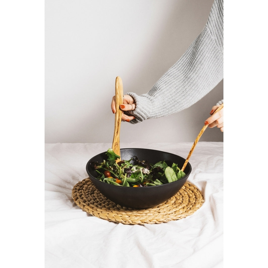 Stoneware Salad Serving Bowl