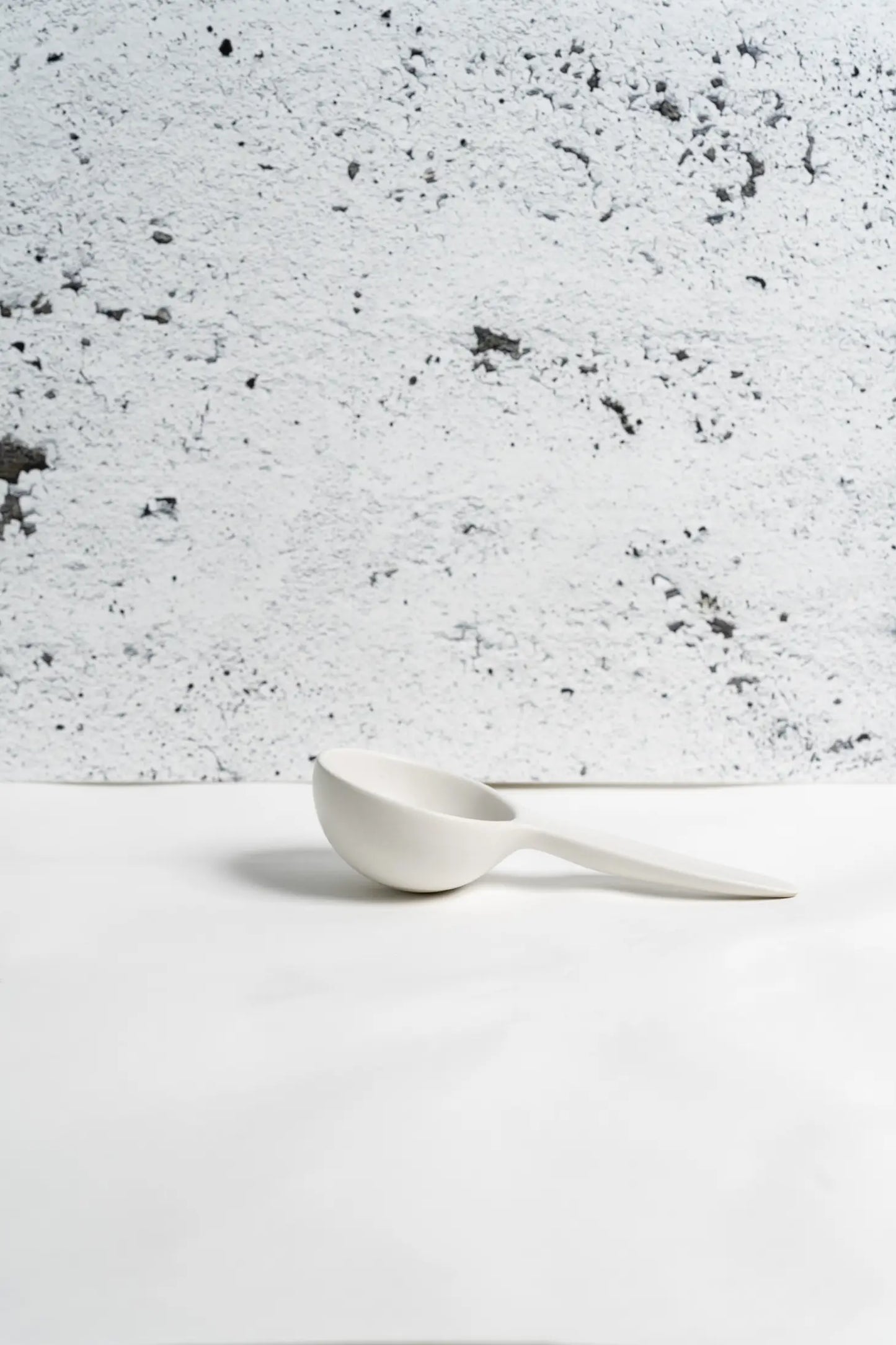 Stoneware Spoon - Matte White