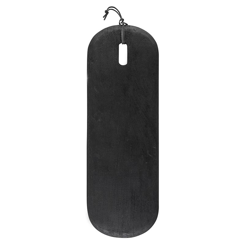 Large Black Textured Wood Board
