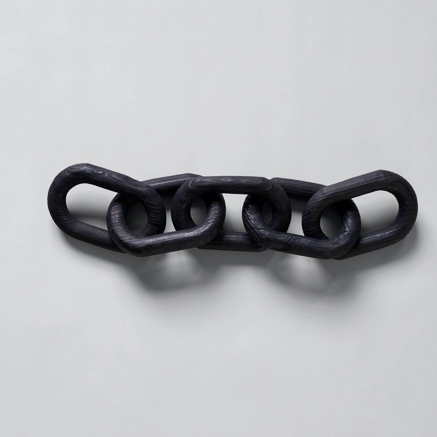 Charcoal Wood Chain - Small Link