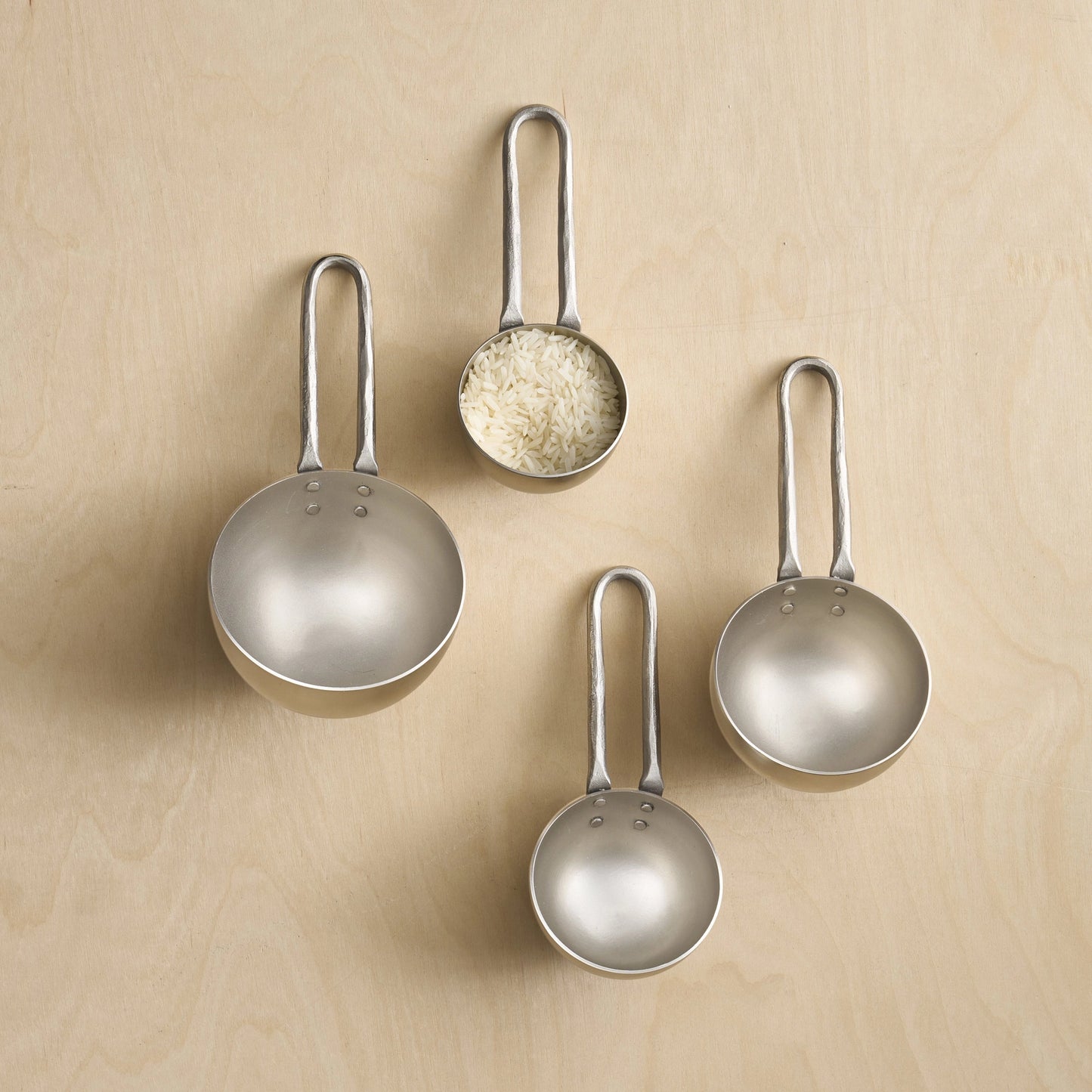 Forge Pewter Measuring Scoops Set of 4